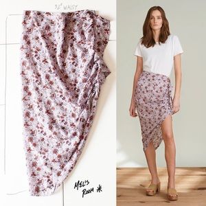 Veronica Beard Hazel skirt in lavender size L - Sold out on Website